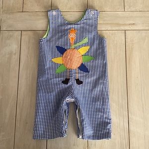 Bailey Boys Reversible Halloween Thanksgiving Longall Romper 6 Months